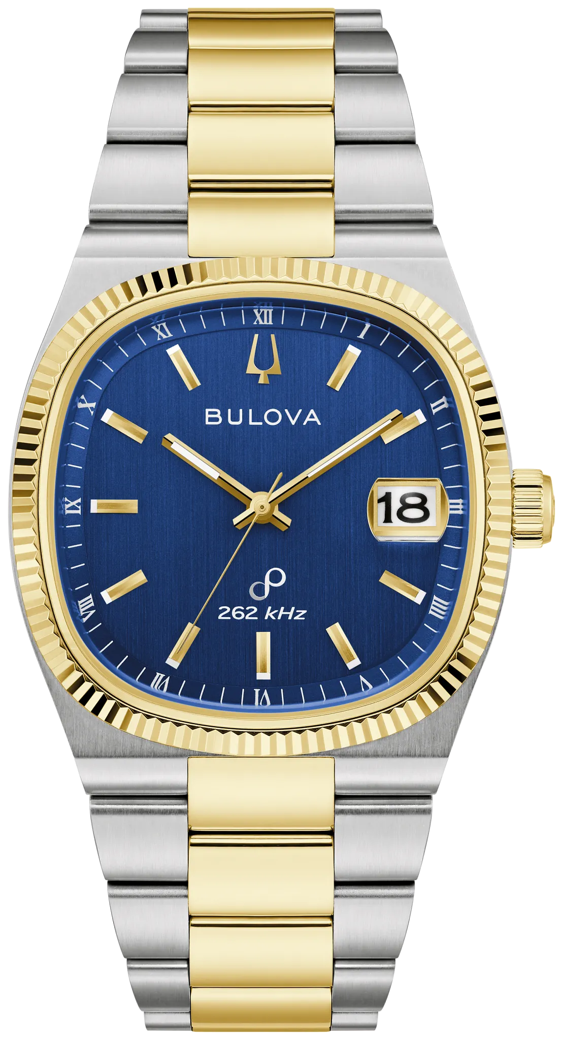 Blue Dial Stainless Steel Bracelet Super Seville 98B462 | Bulova